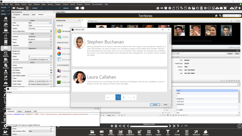 ShowDialog: Catalogview